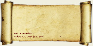 Magdalena Raković vizit kartica